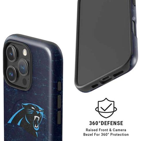 NFL Carolina Panthers Distressed iPhone 16 Pro Magsafe Impact Case